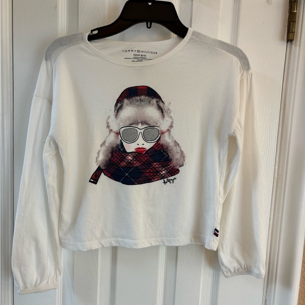 Tommy Hilfiger White Cotton Top